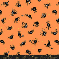 PRESALE Freaky Familiars Spider Sense Pumpkin Yardage by Ruby Star Society | RS5191 13