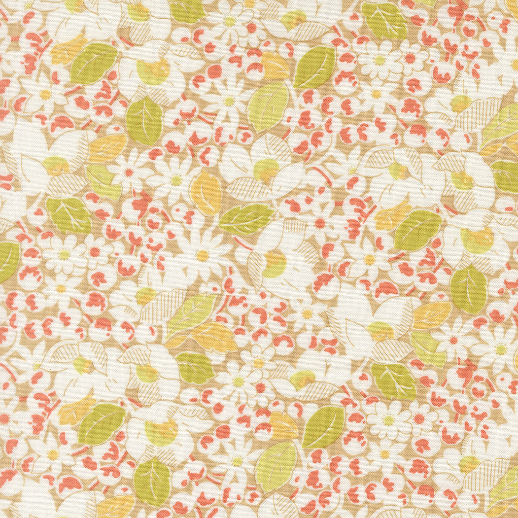 Summers End Garden Bounty Almond Pie Yardage by Fig Tree & Co for Moda Fabrics | 35430 15