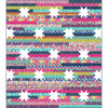 Jelly Stars Custom Quilt Kit With Flower Patches by Amarilys Henderson | Pattern by Modernly Morgan