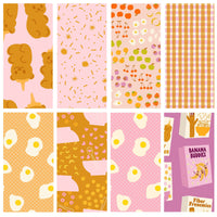Egg and Friends Fat Quarter Bundle Colors by Kimberly Kight for Ruby Star Society | Custom Bundle | 8 FQs