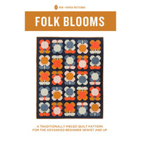 PRESALE Folk Blooms Quilt Kit | Before the Bloom by Danelys Sidron for Riley Blake Designs | Quilt Size 56 1/2" x 69"