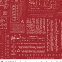 TYPE/ography Cherry Tart Yardage by Lori Holt of Bee in My Bonnet for Riley Blake Designs | C16850-CHERRYTART