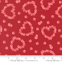 PRESALE Je T'aime Flower Heart Rose Yardage by Stacy Iest Hsu for Moda Fabrics | 20994 17