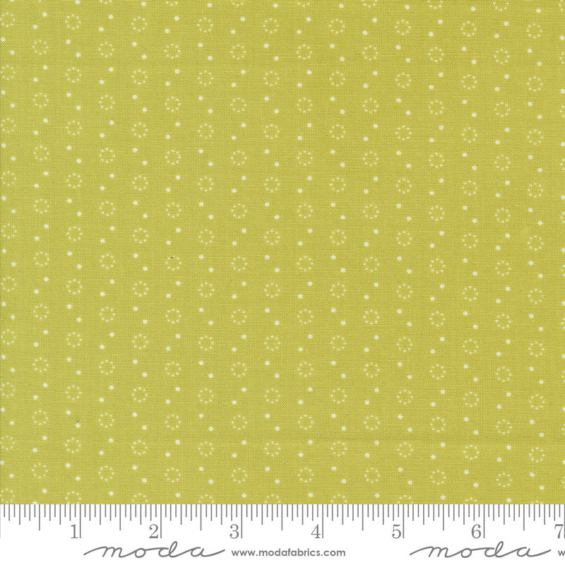 Portofino Polka Dot Duo Picholine Yardage by Fig Tree & Co for Moda Fabrics | 35397 19