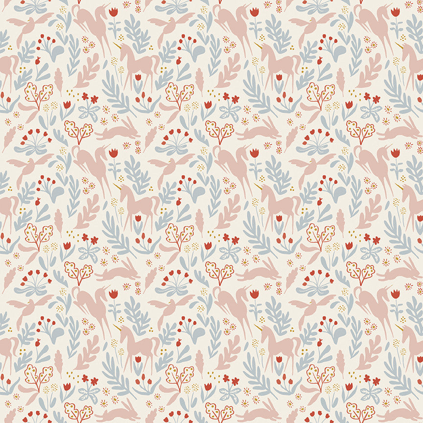 PRESALE Story Land Magic Folk Cream Yardage by Sarah Jane for Riley Blake Designs | C18303-CREAM