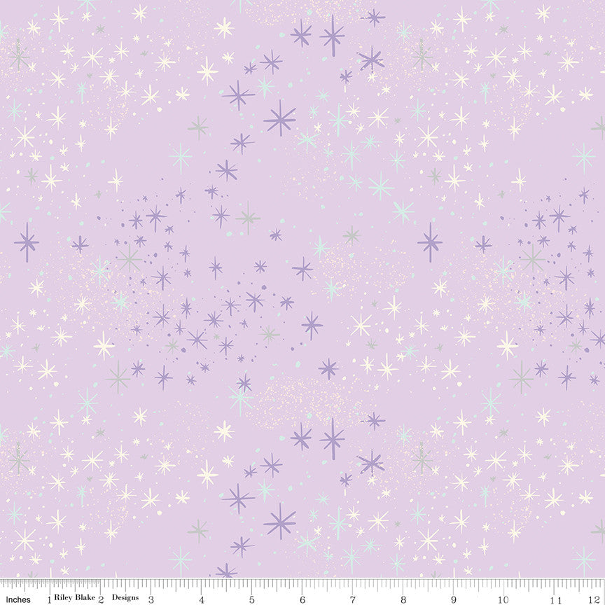 PRESALE Wishes Magic Vanity Sparkle Yardage by Jill Howarth for Riley Blake Designs | SC18076-VANITY