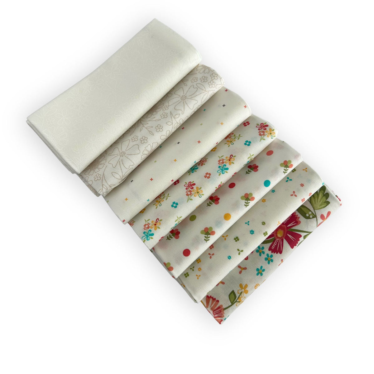 Fat Quarter Bundle Low Volume | In the Garden by Corey Yoder for Moda Fabrics  | 7 Fat Quarters | Curated Bundle
