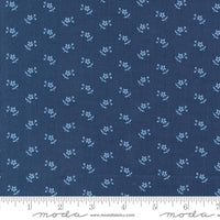 Grand Haven Calico Daisy Navy Yardage by Minick & Simpson for Moda Fabrics | 14984 19