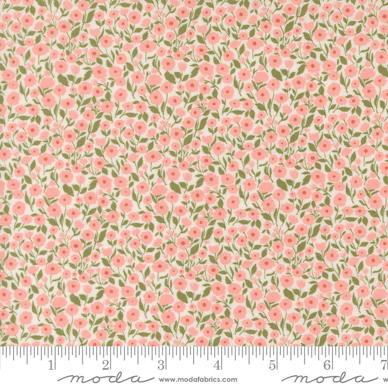 PRESALE Garden Glam Wild N Free Cream Yardage by Lella Boutique for Moda Fabrics | 5271 11