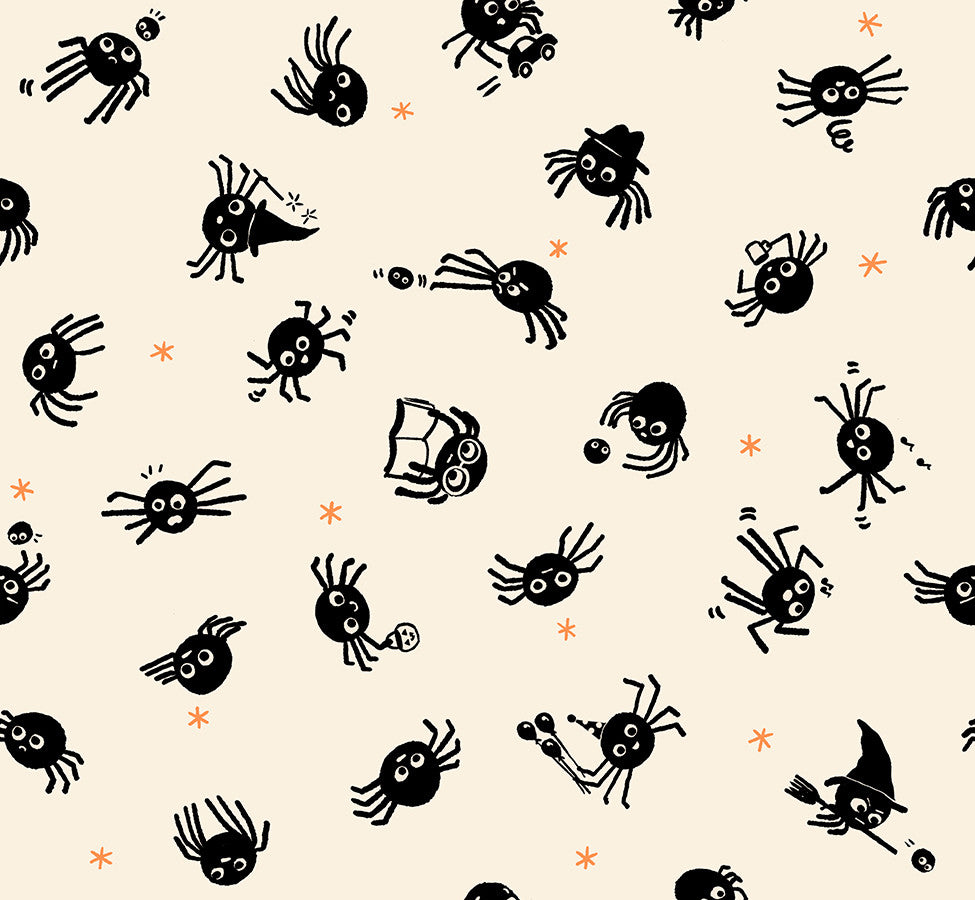 PRESALE Freaky Familiars Spider Sense Natural Yardage by Ruby Star Society | RS5191 11