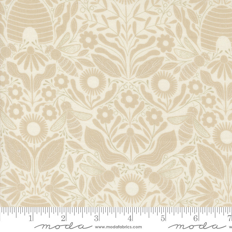 PRESALE Bee Garden Beehive Melody Porcelain by Gingiber for Moda Fabrics | 48414 11