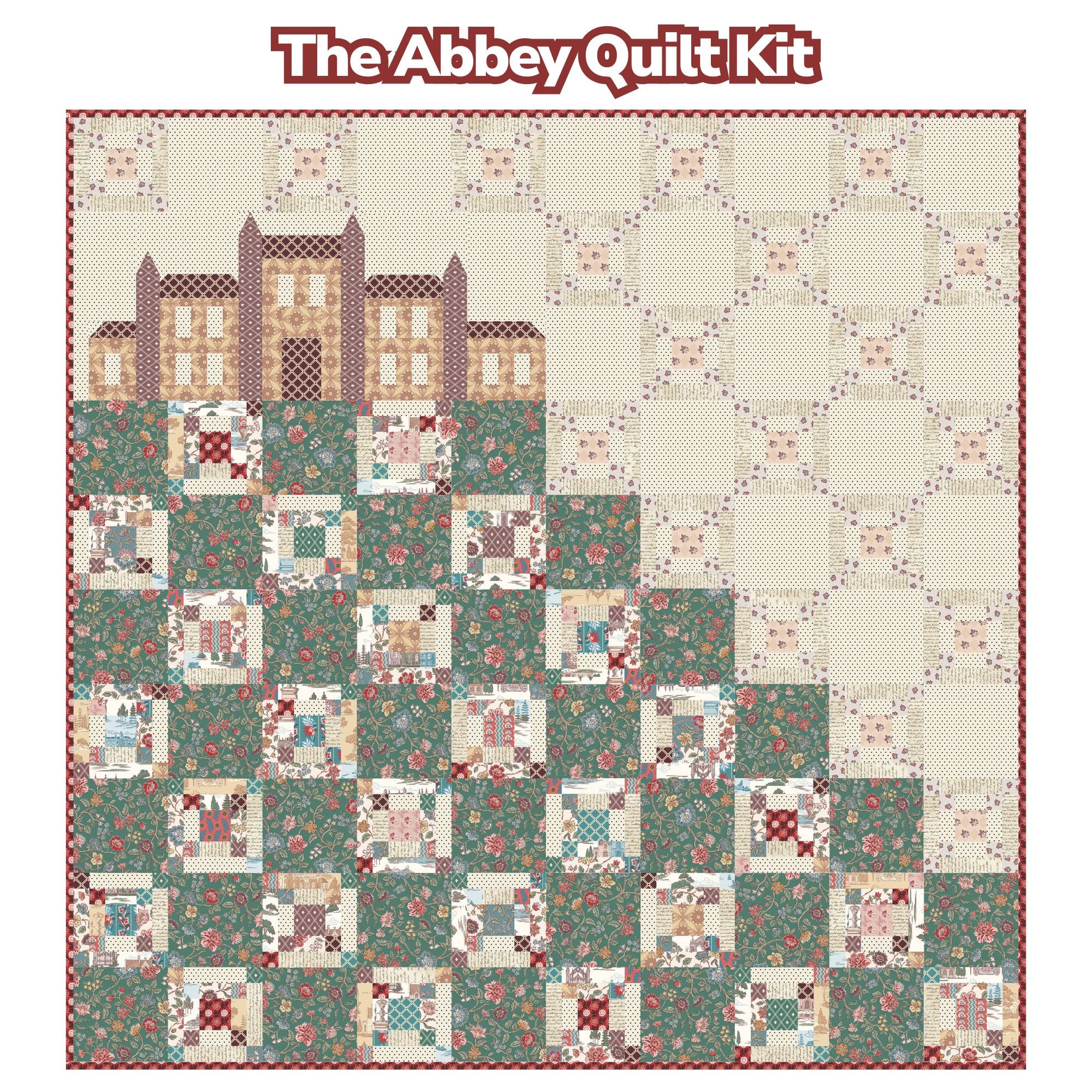 The Abbey Quilt Kit Boxed With Northanger Abbey by Jane Austen for Riley Blake Designs | KT-17890