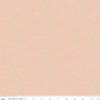 PRESALE New Beginnings Stripes Apricot Yardage by Sandy Gervais for Riley Blake Designs | C15756-APRICOT