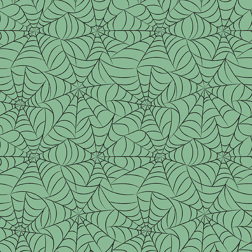 Frank and Friends Webs Green Yardage by My Mind's Eye for Riley Blake Designs | C17474-GREEN