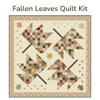PRESALE Fallen Leaves Custom Quilt Kit With Acorn Hollow by BasicGrey for Moda Fabrics