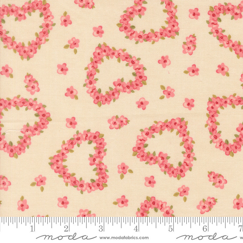 PRESALE Je T'aime Flower Heart Lace Yardage by Stacy Iest Hsu for Moda Fabrics | 20994 11