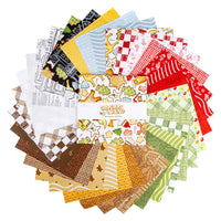 PRESALE Gingerbread 10 Inch Stacker by J. Wecker Frisch for Riley Blake Designs |42 Pcs | 10-17840-42