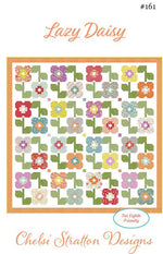 Lazy Daisy Quilt Pattern by Chelsi Stratton of Sherri & Chelsi | Quilt Size 77" x 77" | CSD 161