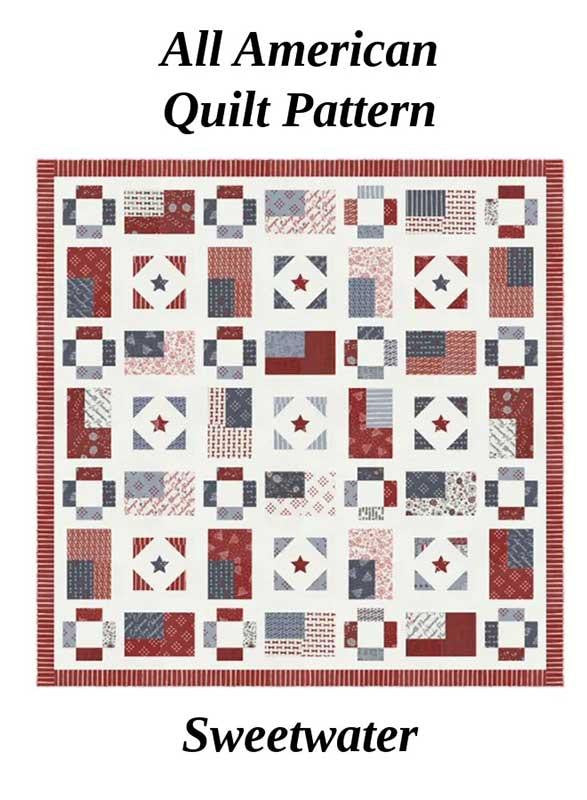 All American Quilt Pattern by Sweetwater | SW P326