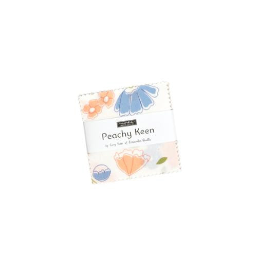 Peachy Keen Mini Charm Pack by Corey Yoder for Moda Fabrics | 29170MC | Precut Fabric Bundle