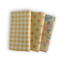 Fat Quarter Bundle Yellow | Handmade Sweetness by Heather Briggs of My Sew Quilty Life | 3 Fat Quarters | Curated Bundle