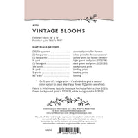 Vintage Blooms Quilt Pattern by Lella Boutique | LB 250