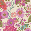 PRESALE Parlor Happy Blooms Cream Yardage by Crystal Manning for Moda Fabrics | 11960 11