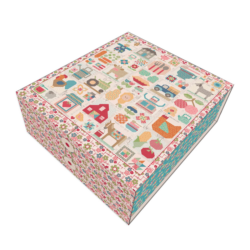 PRESALE Farmers Daughter Farm Fresh Sew Along Quilt Kit by Lori Holt of Bee in My Bonnet for Riley Blake Designs | KT-17162