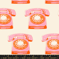 PRESALE Sparkle Mart Telephones Natural Yardage by Melody Miller for Ruby Star Society | RS0121 11