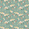 New Beginnings Floral Teal Yardage by Sandy Gervais for Riley Blake Designs | C15751-TEAL