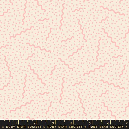 Sugar Cone Light Neon Pink Ripple Yardage by Kimberly Kight for Ruby Star Society and Moda Fabrics |RS3067 15 | Cut Options Available