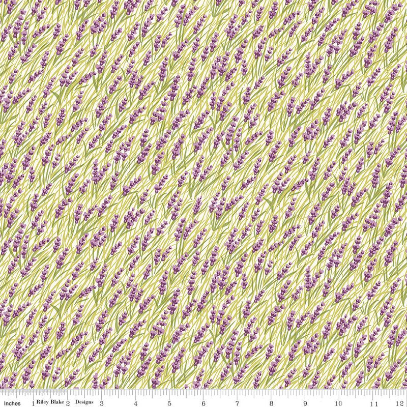 Postcard from the Highlands Marsh Orchids A by Liberty Fabrics for Riley Blake Designs | 01667366A