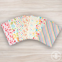 Delightfully Yours Custom Fat Quarter Bundle Low Volume by Sherri & Chelsi for Moda Fabrics  | Curated Bundle | 7 Fat Quarters