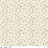 PRESALE Baked With Love Thankful Wedgewood Yardage by Lori Holt of Bee in My Bonnet | C17796-WEDGEWOOD