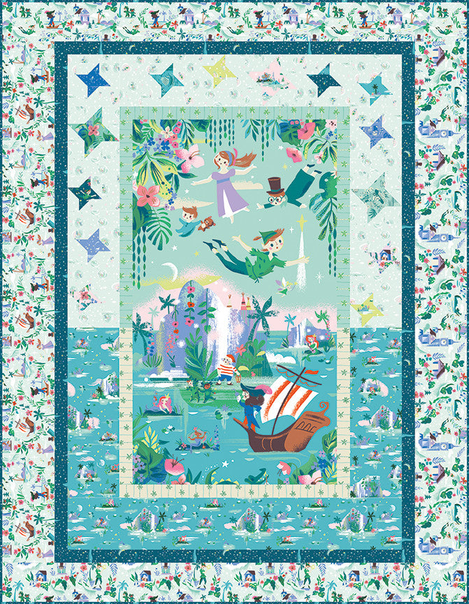 PRESALE Forever Neverland Panel Quilt Kit Boxed by Jill Howarth for Riley Blake Designs | KT-15900