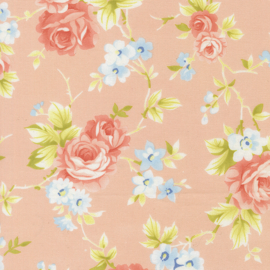 PRESALE Rosie Country Rose Rose Yardage by Fig Tree & Co for Moda Fabrics | 35420 13
