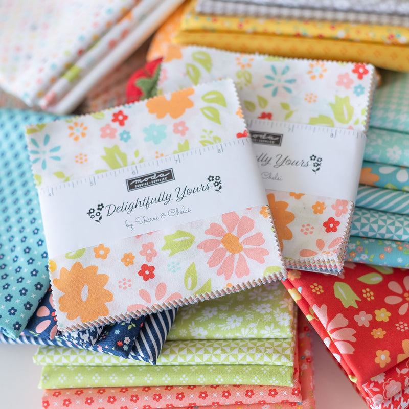 PRESALE Delightfully Yours Mini Charm by Sherri & Chelsi for Moda Fabrics | 37700MC