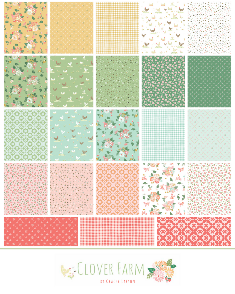 Clover Farm Fat Quarter Bundle by Gracey Larson for Riley Blake Designs | 23 FQs | Custom Curated Bundle