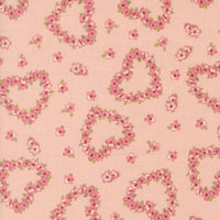 PRESALE Je T'aime Flower Heart Blush Yardage by Stacy Iest Hsu for Moda Fabrics | 20994 12