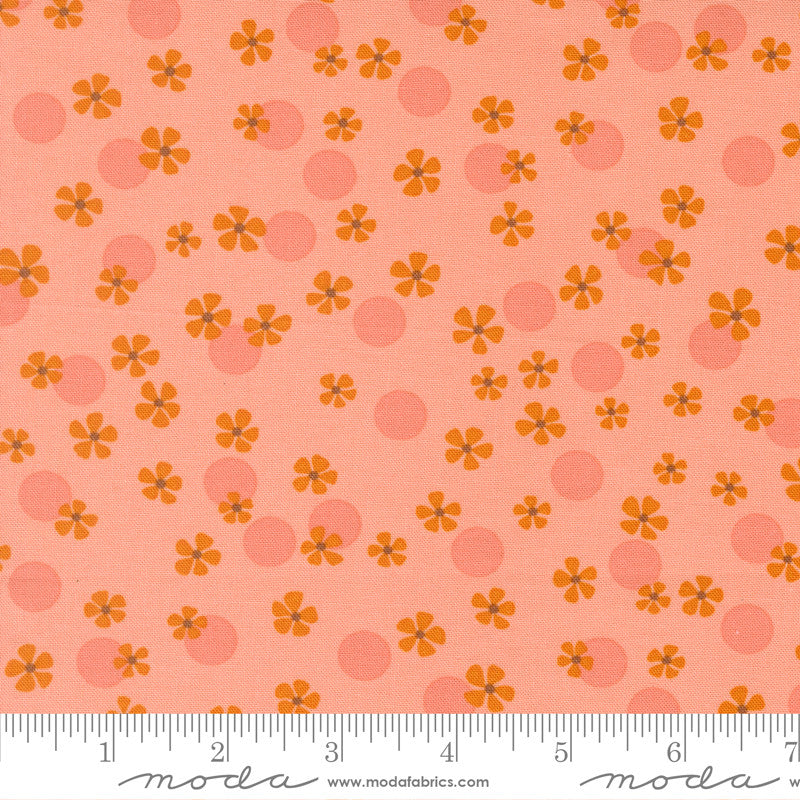 Happy Daze Easy Breezy Bubblegum Yardage by Chloe’s Closet for Moda Fabrics | 33842 12