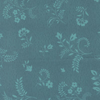 PRESALE Parlor Boho Flowers PeacockYardage by Crystal Manning for Moda Fabrics | 11967 16