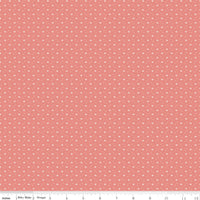 Ivy Reese Ditsy Coral Yardage by Deena Rutter for Riley Blake Designs | C16606-CORAL