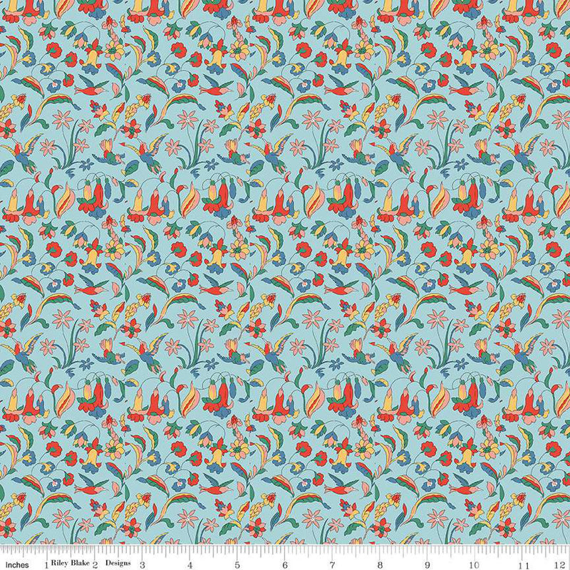 The Collector's Home Curiosity Brights Flora and Fauna A by Liberty Fabrics | 01666804A