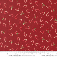 PRESALE Holiday Cheer Candy Cane CardinalYardage by Stacy Iest Hsu for Moda Fabrics | 20975 18