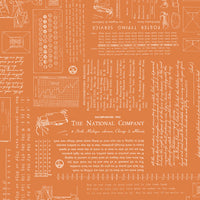 TYPE/ography Squash Yardage by Lori Holt of Bee in My Bonnet for Riley Blake Designs | C16850-SQUASH