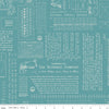 PRESALE TYPE/ography Wedgewood Yardage by Lori Holt of Bee in My Bonnet for Riley Blake Designs | C16850-WEDGEWOOD