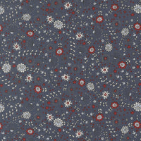 PRESALE Independence Day The Meadow Indigo Yardage by Sweetwater for Moda Fabrics | 55722 14