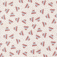 Independence Day God Bless America Vanilla Yardage by Sweetwater for Moda Fabrics | 55724 21