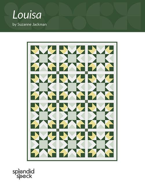 Louisa Quilt Pattern by Suzanne Jackson for Splendid Speck | 3 Size Options