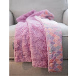 Baby Minky Blanket Blushing Mermaid by Dreamy Blankets  | Premium Soft Minky Blanket | Baby Blanket Size 32" x 36"